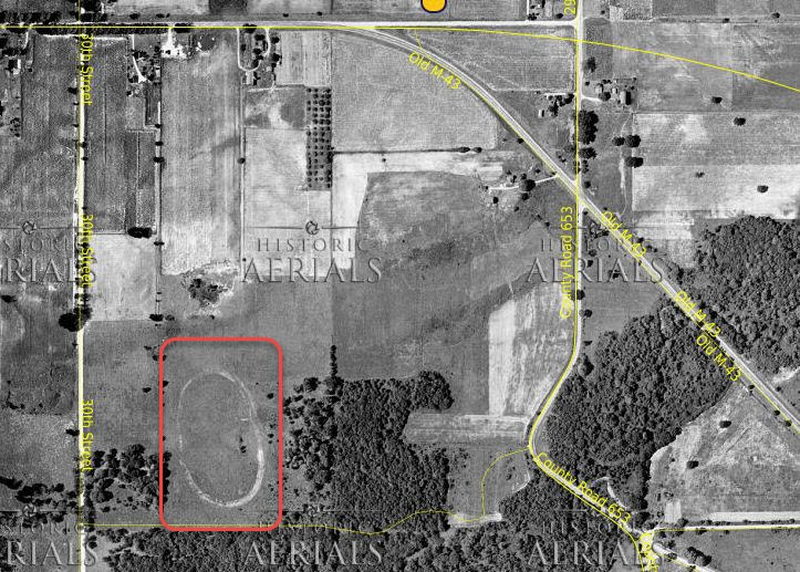 Whiskey Run Speedway (Whisky Run) - 1955 Aerial (newer photo)